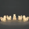 Konstsmide, guirlandes lumineuses de Noël Ecureuils Lumineux 12 Cm En Acrylique, 40 Diodes Blanc Chaud