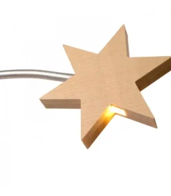 Schalling, crèche moderne Etoile De Noël Electrique A Led Sur Socle, 21 Cm