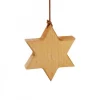 Waldfabrik, photophore en bois et étoile sapin de Noël Etoile En Bois D'Aulne A Suspendre 7,5 Cm Best