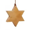 Waldfabrik, photophore en bois et étoile sapin de Noël Etoile En Bois D'Aulne A Suspendre 9 Cm Online
