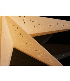Konstsmide, guirlandes lumineuses de Noël Etoile Lumineuse En Papier A Suspendre, 7 Branches, Blanche, 60 Cm Discount
