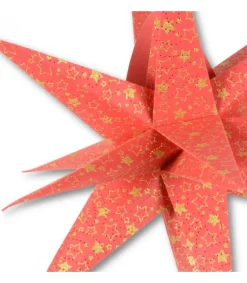 Riffelmacher et Weinberger Etoile Lumineuse Rouge En Papier 3D, A Suspendre, 45 Cm Best