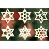 Ratags, décos de Noël lumineuses en bois Etoiles En Bois, Déco Sapin De Noël, 6 Motifs Differents - N° 8 Online