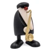 Köhler, Père Noël en bois Figurine Musicien Jazz, Saxophoniste Discount