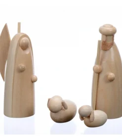 Schalling, crèche moderne Figurine Pour Crèche De Noël, L'Ange Et Le Berger, 6 Cm Best