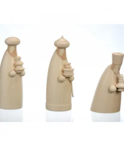 Schalling, crèche moderne Figurines Bois Pour Crèche De Noël, Les Trois Rois Mages, 12 Cm New