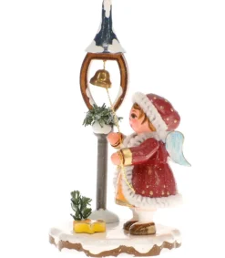 Hubrig, figurines pour enfant Fillette Et La Clochette De Noël - Village De Noël Miniature Best