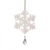 Waldfabrik, photophore en bois et étoile sapin de Noël Flocon De Neige A Suspendre Avec Cristal Swarovski N° 3 Best