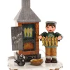Hubrig, figurines pour enfant Fumoir A Poisson - Electrique - Village De Noël Miniature Outlet