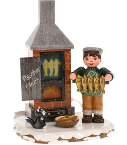Hubrig, figurines pour enfant Fumoir A Poisson - Electrique - Village De Noël Miniature Outlet
