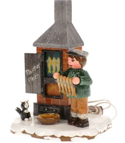 Hubrig, figurines pour enfant Fumoir A Poisson - Electrique - Village De Noël Miniature Outlet