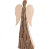 Waldfabrik, photophore en bois et étoile sapin de Noël Grand Ange De Noël En Bois, Double Face 24 Cm Discount