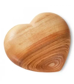 Waldfabrik, photophore en bois et étoile sapin de Noël Grand Coeur En Bois, 17 Cm New