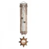 Waldfabrik, photophore en bois et étoile sapin de Noël Grand Décoration Murale Montagne Blanc 75 Cm Avec Etoile, Crèche Discount