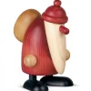 Köhler, Père Noël en bois Grand Père Noël Avec Hotte, 19 Cm Discount