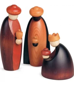 Köhler, Père Noël en bois Grands Personnages Crèche De Noël 17 Cm : Trois Rois Mages Clearance