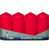 Ewa Kerzen, bougies de Noël et bougies de l'Avent Grosses Bougies Rouges De L'Avent 10 Cm Outlet