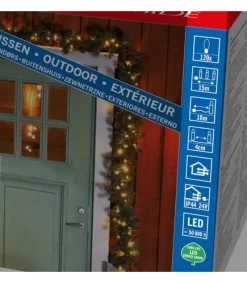 Konstsmide, guirlandes lumineuses de Noël Guirlande Sapin Extérieure 120 Diodes Led New
