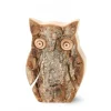 Waldfabrik, photophore en bois et étoile sapin de Noël Hibou En Bois D'Ecorce, 6,5 Cm Discount