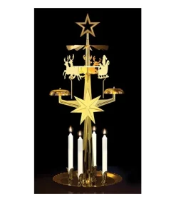 Angel Chimes, carillon des anges Kit Carillon Père Noël Dore + Bougies Discount