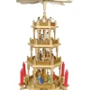 Richard Glasser, Pyramides de Noël allemandes La Weihnachtspyramid Allemande De Reference A 3 Etages
