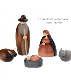 Köhler, Père Noël en bois L'Ane Et Le Boeuf, 6 Cm Outlet