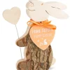 Waldfabrik, photophore en bois et étoile sapin de Noël Lapin En Bois Avec Coeur, 10 Cm Hot
