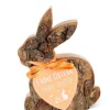 Waldfabrik, photophore en bois et étoile sapin de Noël Lapin En Bois Couche, 8,5 Cm New