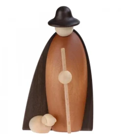 Köhler, Père Noël en bois Les Bergers Et Les Moutons, 12 Cm New