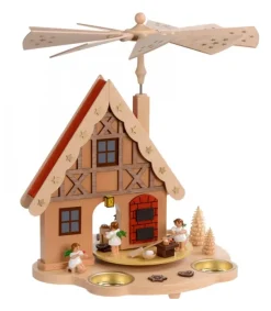 Richard Glasser, Pyramides de Noël allemandes Manège De Noël Enfant Anges Patissiers Clearance