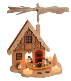 Richard Glasser, Pyramides de Noël allemandes Manège De Noël Enfant Anges Patissiers Clearance