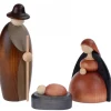 Köhler, Père Noël en bois Nativite, Petit Jesus, Joseph, Marie, 12 Cm Online
