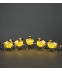 Konstsmide, guirlandes lumineuses de Noël Oiseaux Lumineux Led En Acrylique, 5 Chardonnerets Best