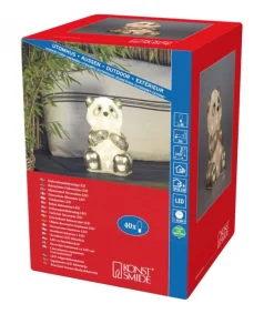 Konstsmide, guirlandes lumineuses de Noël Panda Lumineux Led 27 Cm En Acrylique, 40 Diodes Blanc Chaud Clearance