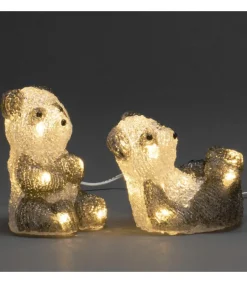 Konstsmide, guirlandes lumineuses de Noël Pandas Lumineux En Acrylique Led, Lot De 5, 11,5 Cm Online