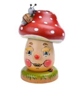 Hubrig, figurines pour enfant Personnage Brule-Encens Champignon Joyeux New