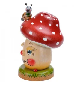 Hubrig, figurines pour enfant Personnage Brule-Encens Champignon Joyeux New