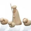 Schalling, crèche moderne Personnage En Bois, Le Berger Et Ses Moutons, 12 Cm Online