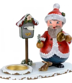 Hubrig, figurines pour enfant Personnage Porte Encens Père Noël Avec Bougeoir Sale