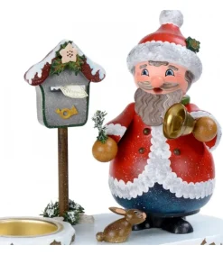 Hubrig, figurines pour enfant Personnage Porte Encens Père Noël Avec Bougeoir Sale