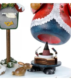 Hubrig, figurines pour enfant Personnage Porte Encens Père Noël Avec Bougeoir Sale
