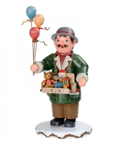Hubrig, figurines pour enfant Personnage Porte Encens Vendeur De Ballons Sale