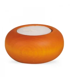 Köhler, Père Noël en bois Petit Bougeoir En Bois Couleur Lasure, 7 Cm Sale