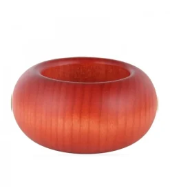 Köhler, Père Noël en bois Petit Bougeoir En Bois Couleur Lasure, 7 Cm Sale