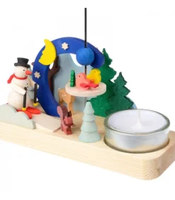 Graupner, décoration de sapin de Noël, Déco Noël enfant Petit Carrousel En Bois Bonhomme De Neige Sale