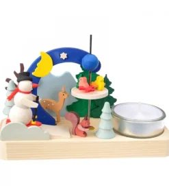 Graupner, décoration de sapin de Noël, Déco Noël enfant Petit Carrousel En Bois Bonhomme De Neige Sale