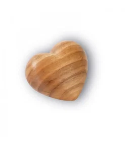 Waldfabrik, photophore en bois et étoile sapin de Noël Petit Coeur En Bois, 4 Cm