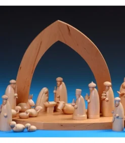 Schalling, crèche moderne Petit Jesus, Joseph, Marie Pour Crèche De Noël, 6 Cm