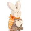 Waldfabrik, photophore en bois et étoile sapin de Noël Petit Lapin De Paques En Bois Avec Coeur, 10 Cm Discount
