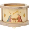 Richard Glasser, Pyramides de Noël allemandes Petit Photophore En Bois Crèche De Noël Clearance